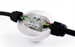 RGB 3D гирлянды для Больших Елок 10 метров 36 гирлянд 1440 световых шарика (IP67) 18296 - фото 82669