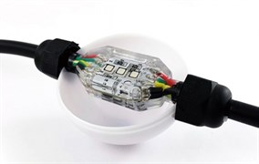RGB 3D гирлянды для Больших Елок 10 метров 36 гирлянд 1440 световых шарика (IP67) 18296